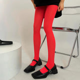 27 Colors Women Sexy Tights Long Stockings Candy Color Velvet Seamless Pantyhose Spring Summer Autumn Large Elastic Tights