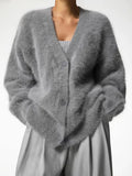 Autumn Elegant Long Sleeve Sweater Women New Single-Breasted Female Casual Cardigan Soft Flexible Knitted Outwear Winter