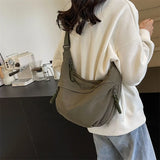 Nylon Shoulder Bag New Summer High-capacity Women's Crossbody Dumpling Bag Versatile and Niche Design Messenger Bag