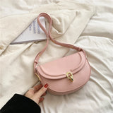 Toptrends Saddle Small Crossbody Bags For Women Trend Designer Underarm Shoulder Bag PU Leather Ladies Handbags And Purses