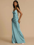 Spaghetti Strap Backless Sexy Maxi Dress Women Gown Fashion Solid Sleeveless Bodycon Evening Club Long Dress Elegant