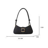 Women's Shoulder Bag Solid Color Popular Small Bag Trend Summer New Trendy Crossbody Bag Texture Shoulder Underarm Bag