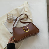 Shoulder Side Bag for Women Winter Designer Small PU Leather Crossbody Bag Trend Handbags and Purse