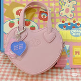Japanese Handbag For Girls Small Cell Phone Womens Shoulder Bag Female Kawaii Cute Heart Lolita Crossbody Bag Women