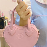 Japanese Handbag For Girls Small Cell Phone Womens Shoulder Bag Female Kawaii Cute Heart Lolita Crossbody Bag Women