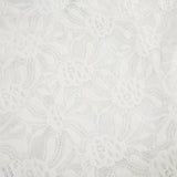 Elegant White Corset Lace Ruched Dress