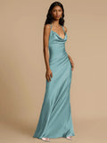 Spaghetti Strap Backless Sexy Maxi Dress Women Gown Fashion Solid Sleeveless Bodycon Evening Club Long Dress Elegant