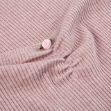 Pink Sweet Square Neck Knit Mini Dress