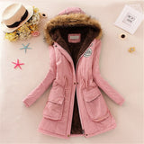 Long Parkas Female Womens Winter Jacket Coat Thick Cotton Warm Jacket Womens Outwear Parkas Plus Size Fur Coat