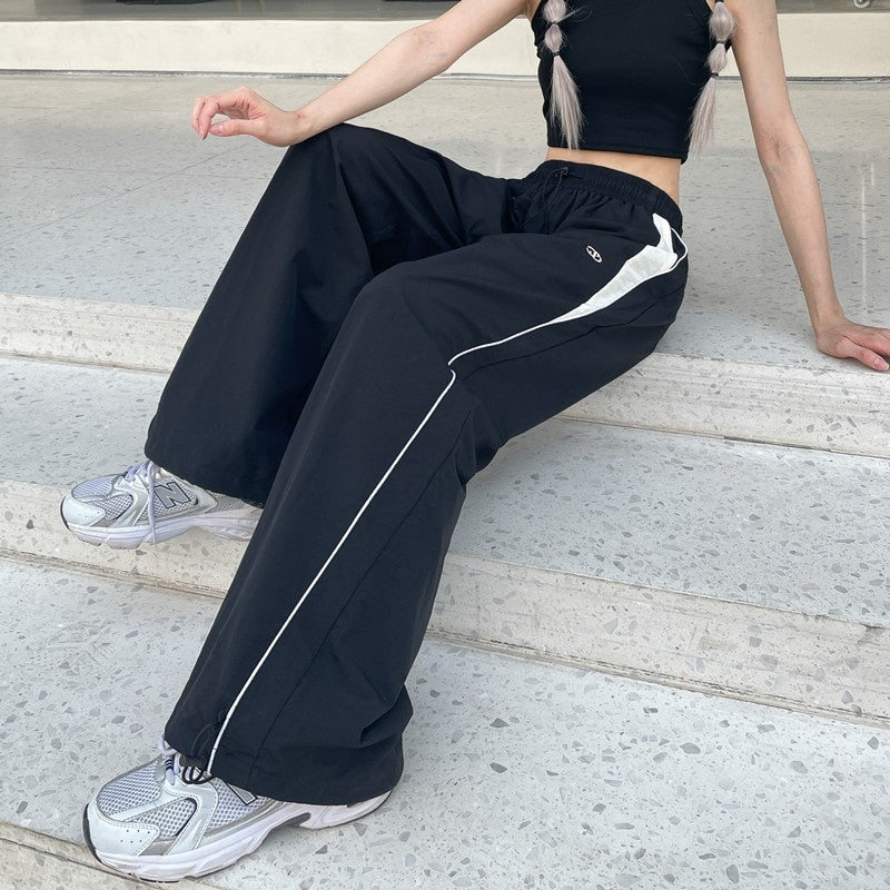 Casual Baggy Sweatpants Women Korean Harajuku Oversize Wide Leg Cargo ...