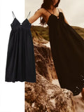 Women Fashion Black Hollow Out Midi Dress for Women Backless Evening Dress Woman Summer Dress