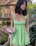 Women French Romantic Elegant Office Lady Mini A-Line Dress Summer New Simple Wild Beach Party Night Dresses